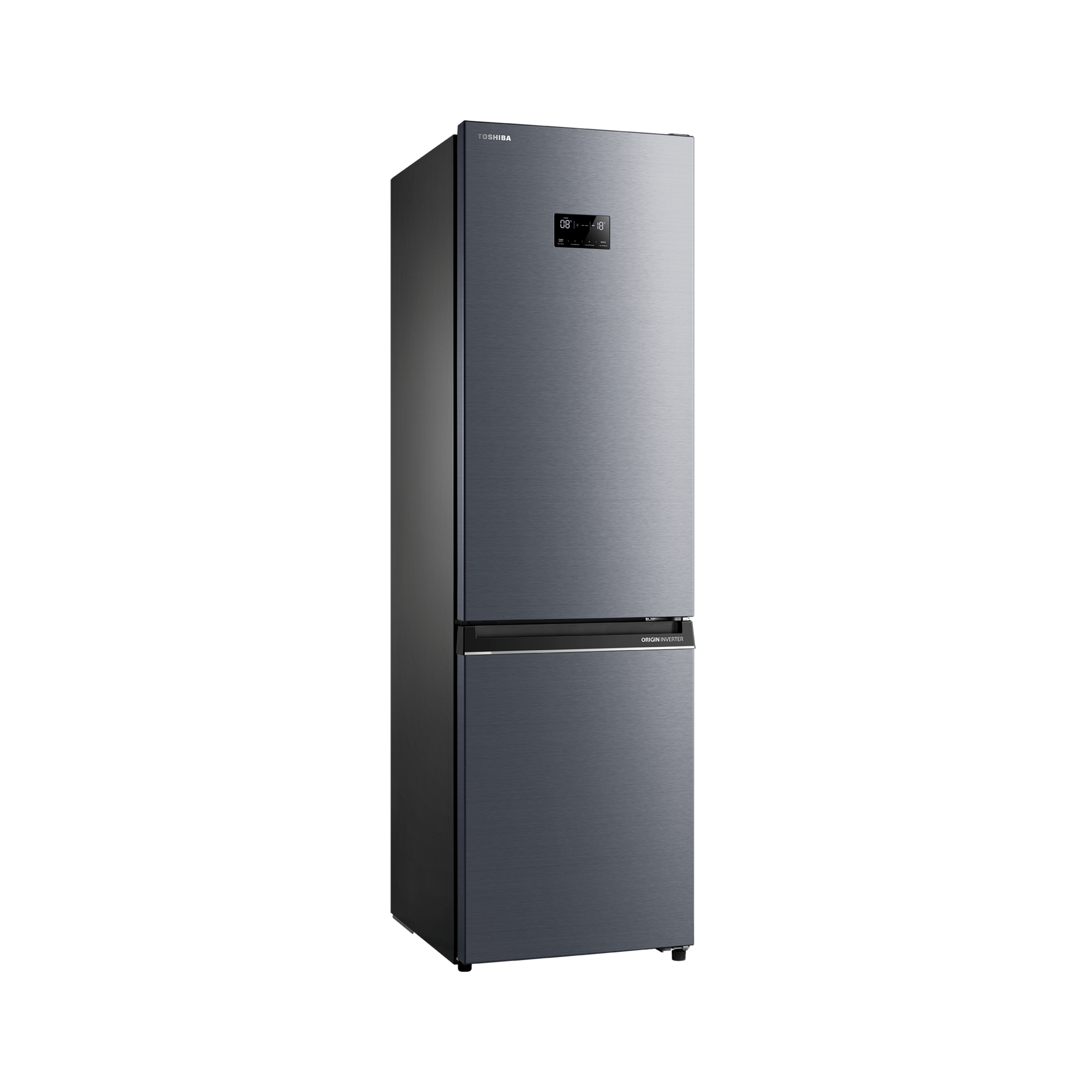 1.gr-rb500we-pmj_06__1.png Combina frigorifica Toshiba GR-RB500WE-PMJ(06) ,378 L, No Frost, afisaj LED, control electronic al temperaturii, iluminare LED, Clasa E, Morandi Grey - imagine 1