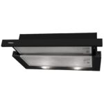 Hota telescopica Hansa, 60 cm, 270 m3/h, 1 motor, 2 filtre aluminiu, 3 trepte