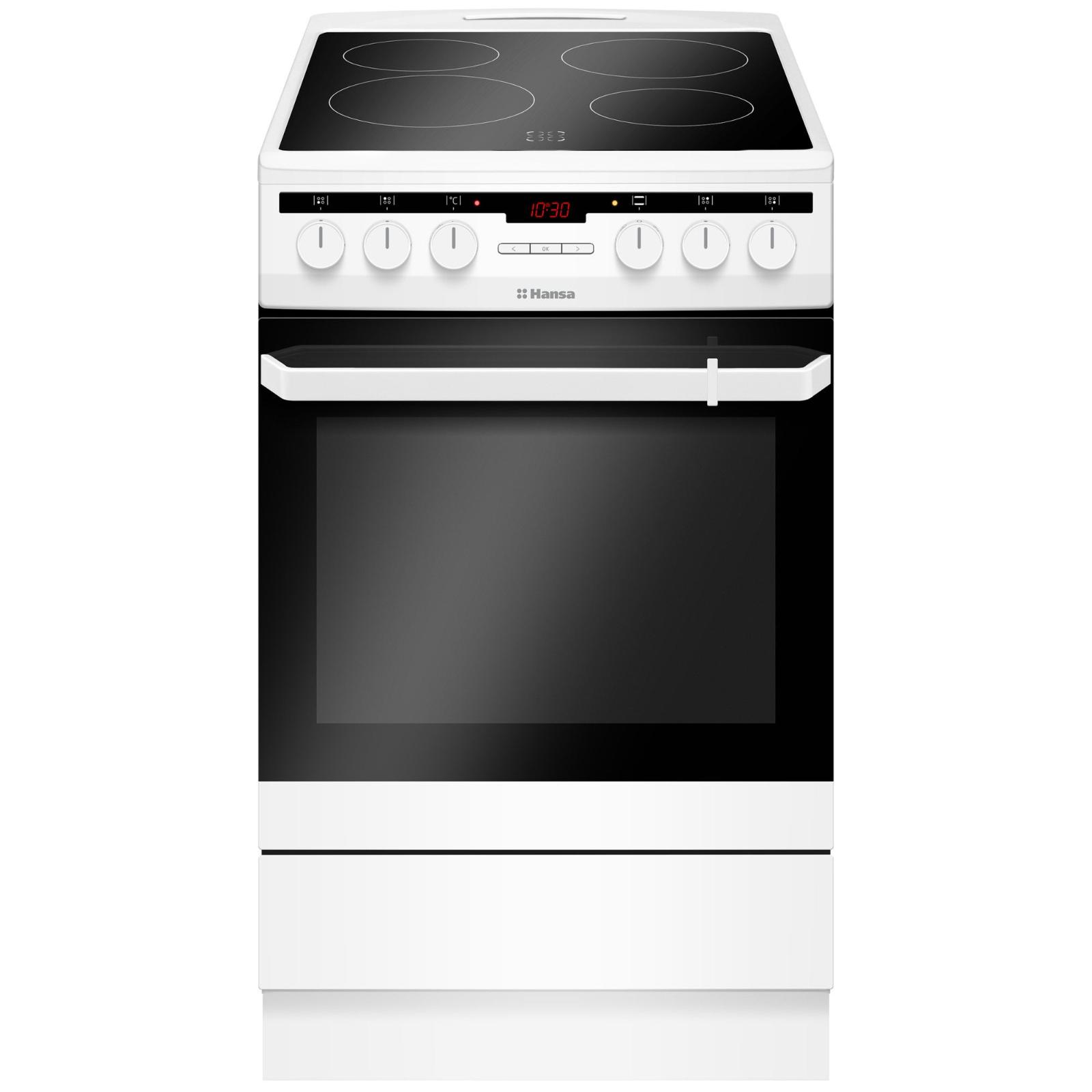 180869_exooe7azxtfbo4fo.jpg Aragaz electric Hansa, 50 cm, 4 zone, display, 8 functii, curatare abur, ventila - imagine 1