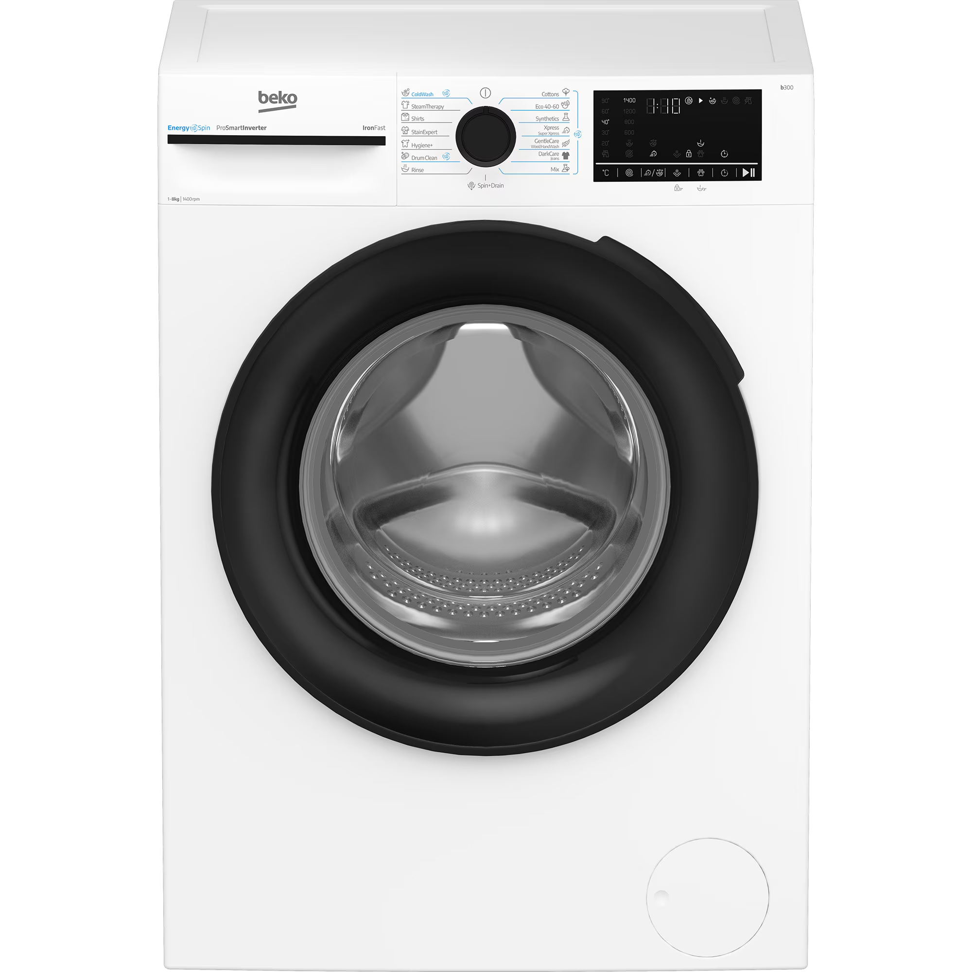 bf-bm3wfus48415wbee-1.png Masina de spalat rufe Beko BM3WFUS48415WBEE, 8 kg, 1400 RPM, Clasa A, 15 programe, Child Lock, Pet Hair Removal, Digital Display, Alb - imagine 1