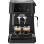 Espressor manual Delonghi Stilosa EC 235.BK, 1l, 1100W, 15 bari, Negru