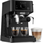 Espressor manual Delonghi Stilosa EC 235.BK, 1l, 1100W, 15 bari, Negru - imagine 5