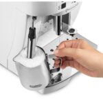 Espressor automat De'Longhi Magnifica S ECAM 22.110.W, Sistem manual de spumare, Rasnita cu 13 setari, 1450W, 15 bar, 1.8 l, Alb - imagine 3