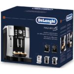 Espressor automat De'Longhi Magnifica S ECAM 22.110.W, Sistem manual de spumare, Rasnita cu 13 setari, 1450W, 15 bar, 1.8 l, Alb - imagine 4