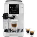 Espressor automat De Longhi Magnifica Start ECAM 220.61.W, 1450 W, 4 tipuri de bauturi, 15 bari, Alb