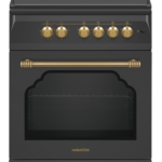 Aragaz mixt Nobeltek NLT 6604RNM/FE1, plita gaz, cuptor electric, 4 arzatoare, Aprindere electrica, Negru