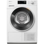 Uscator de rufe Miele TWC 640 WP, 8 kg, Clasa A+++, DirectSensor, Miele@home, Tehnologie EcoDry FragranceDos, Alb