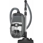 Aspirator fara sac Miele Blizzard CX1 PowerLine SKRF5, 890 W, 2 L, 76 dB, perie AirTeQ, Graphite Grey