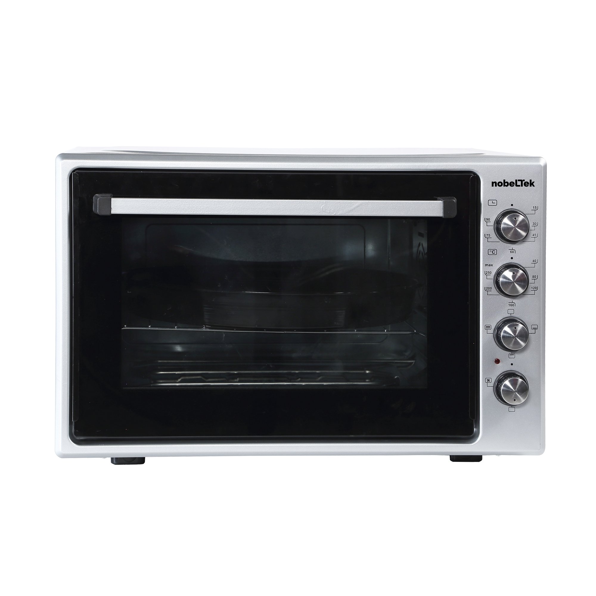 nlt-fso70x-_0_.jpg Cuptor electric NobeLTek NLT FSO70X, 70L, 2200W, grill, timer, termostat, sticla dubla, ventilator, iluminare, Gri inox - imagine 1
